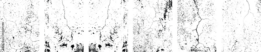 Poster grunge urban backgrounds set.texture vector.dust overlay distress grain ,simply place illustration o