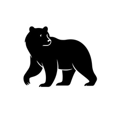 Obraz premium black bear vector 