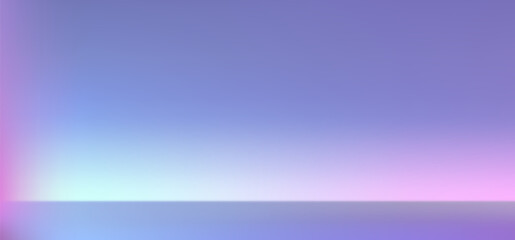 Abstract gradient podium background. Violet, purple and lilac empty 3d studio backdrop. Clean scene for product presentation mockup template. Vector illustration