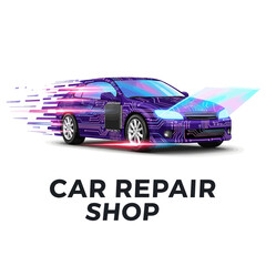 Car Repair Icon Logo Very Cool Design