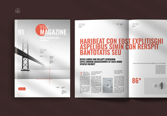 Clean Magazine Template