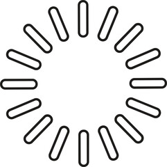 Fototapeta premium Loading Spinner Circle Icon
