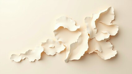 Creative 3d renders of Abstract futuristic sculptures.