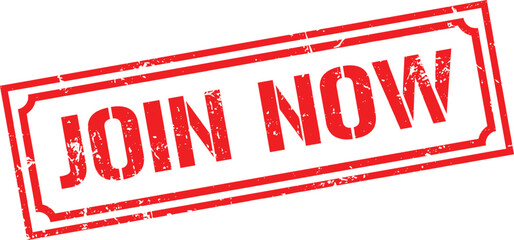 Grunge stamp join now