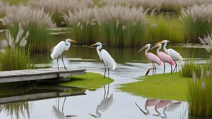 White Birds, Pink Birds