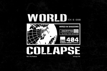 futuristic streetwear graphic tee design templates ideas