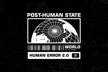 futuristic streetwear graphic tee design templates ideas