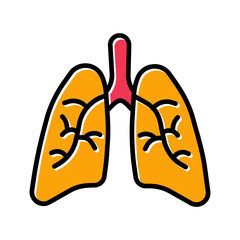 Lungs Icon Design