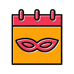 Mardi Gras Icon Design