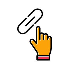 Link Click Icon Design