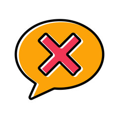 Obraz premium Rejected Icon Design