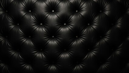 Fototapeta premium Quilted faux leather texture in grey, padded and stitched, suitable for upholstery.