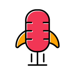 Podcast Launch Icon Design