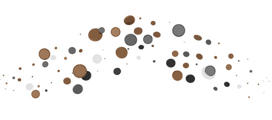 Radiant Revelry: Dynamic 3D Illustration of a Radiating gold Confetti Celebration