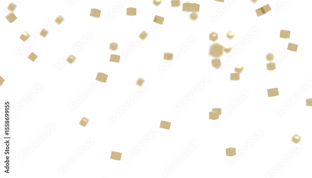 Poster abstract lines with dots over dark background.