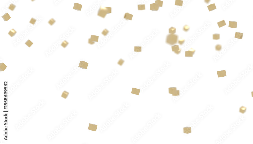 Poster abstract lines with dots over dark background.