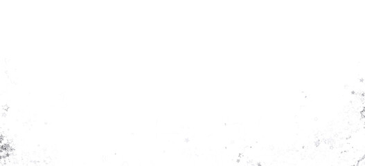 Elegant silver glitter stars on white. Perfect for holidays, celebrations, or website banners.