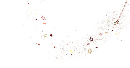 Golden Dreamscapes: Step Into a 3D Rainfall of Gleaming Stars