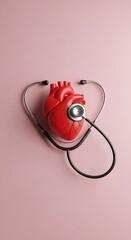 Heart Health Cardiovascular System, Anatomy, Stethoscope, Cardiology, Medical Illustration