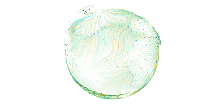 Beautiful abstract image of a swirling green orb. Perfect for backgrounds, websites, and more!