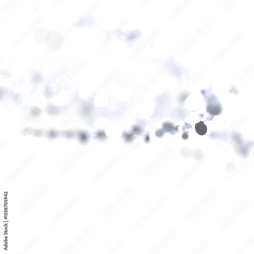 Poster Abstract background with white and grey bokeh.  Perfect for website backgrounds or design elements.