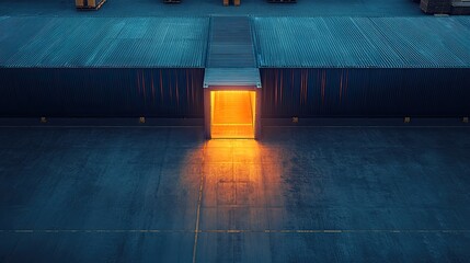 X-Ray Scan of Cargo Container for Security Inspection and Border Control Use