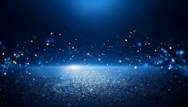 dark blue particles night awards background abstract blue particle glitter luxury background