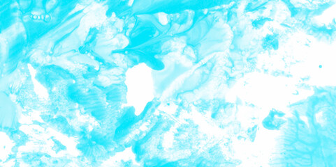 Abstract blue watercolor gradient paint grunge texture background. Stylist beautiful white clouds in natural bright .Abstract watercolor blue sky overlay effect, creating a calming abstract background