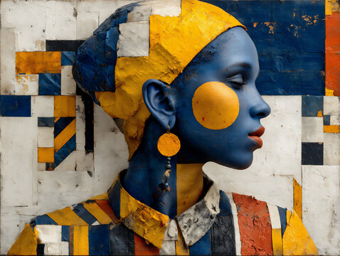 ndebele art in human form