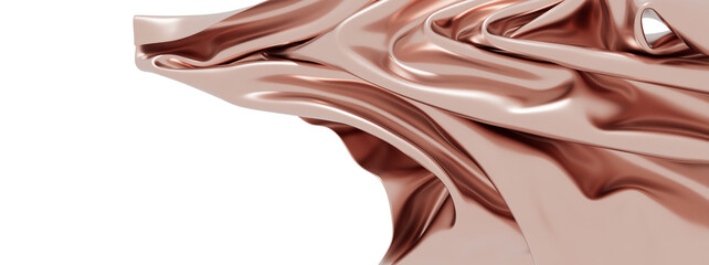 Elegant rose gold fabric texture. Perfect for luxury, beauty, fashion, and cosmetic designs.
