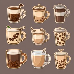 coffee, cafe, drink, tea time, americano, latte,