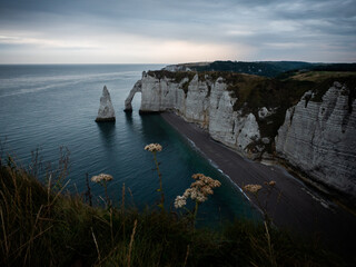 Blue hour in étretat France