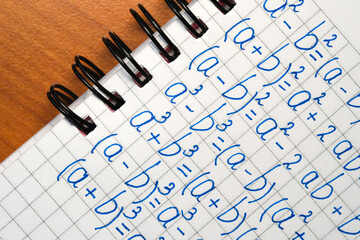 Notes from a passionate math student during summer afternoons