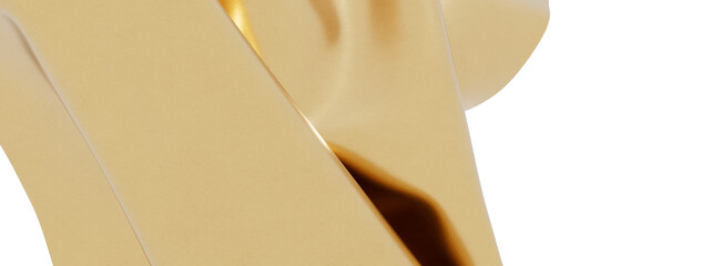 High-resolution image of abstract gold fabric texture, perfect for backgrounds and design projects.