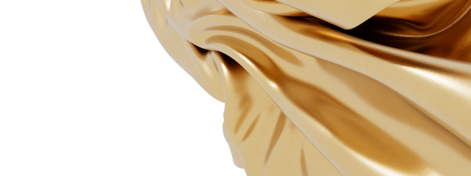 Luxurious golden fabric texture. Perfect for elegant designs, backgrounds, and presentations.