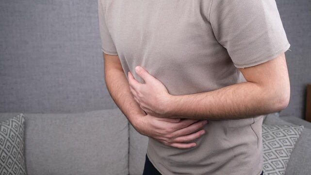 man stomach ache