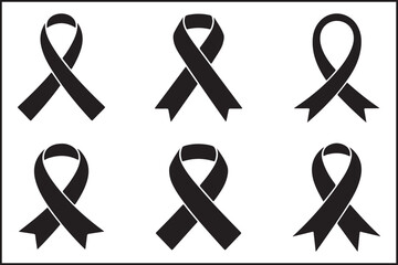 Elegant Black Bow Clipart Collection – PNG and Vector Format

