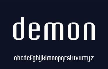 DEMON - Futuristic Rounded Tech Display Font