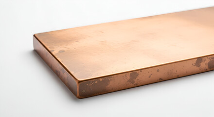 Fototapeta premium Copper Metal Sheet Texture Brushed Copper Surface for Design Inspiration
