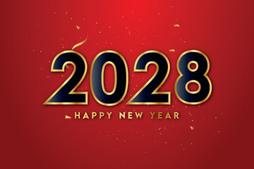 Happy New Year 2028 Celebration