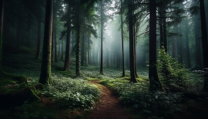 Obraz premium atmospheric forest