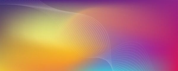 Abstract blurred gradient mesh background in bright Colorful smooth. Easy editable soft colored vector illustration, Suitable For Wallpaper, Banner, Background, Card, Book Illustration, landing page