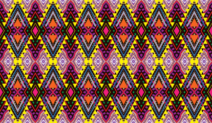 Peruvian american indian pattern tribal ethnic motifs geometric vector background. Modern native american tribal motifs textile print ethnic traditional design. Navajo symbols clothes print.