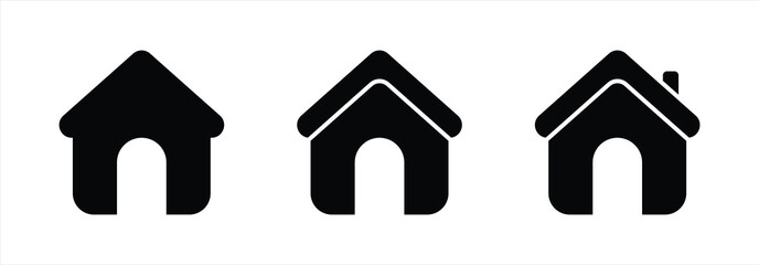 minimalist homepage icon. website home icon vector illustration