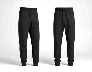 Black sweatpants mockup (1)