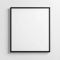 Black frame gallery wall art with modern minimal design