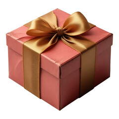 Elegant Gift Box with Gold Ribbon