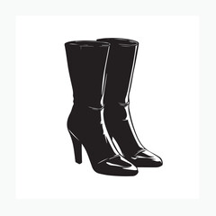 black female boots