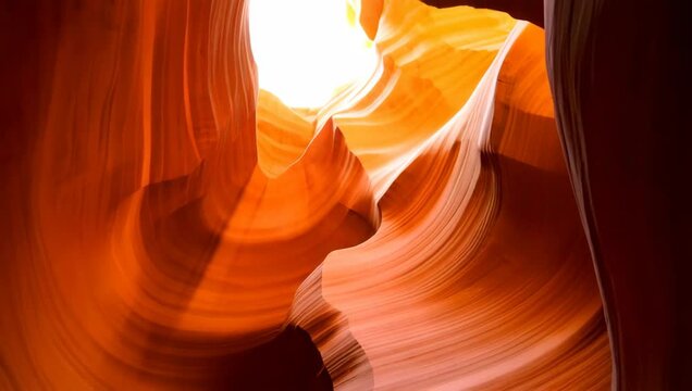 Antelope canyon: arizona sandstone slot canyon