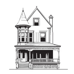 vector illustration of a house